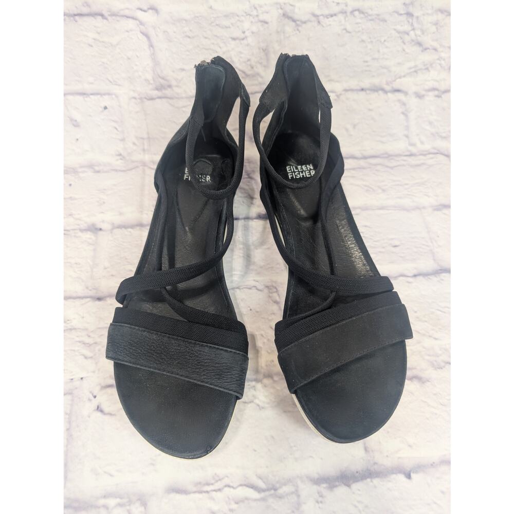 Eileen Fisher skip washed sneaker sandal sz 9 MSRP $195